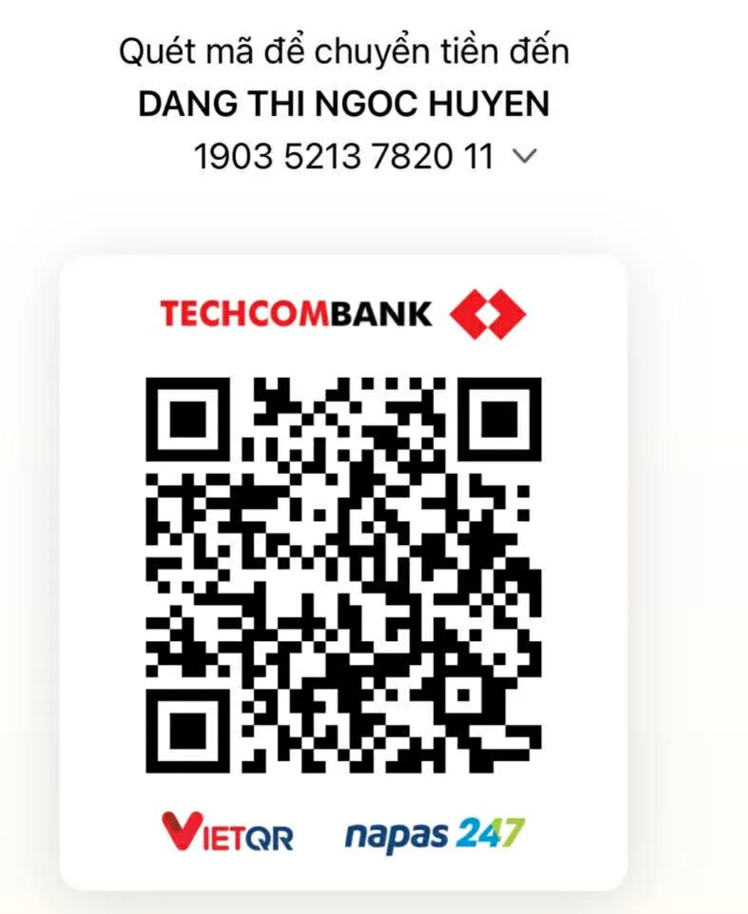 QR Code Thanh Toán